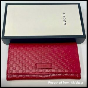 GUCCI Micro Guccissima Wallet
